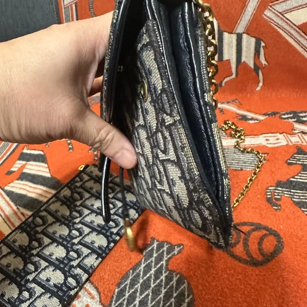 Dior Small Saddle Pouch with Chain - Picture 5 of 15